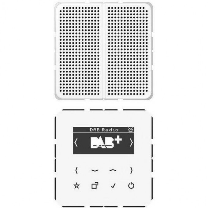 Цифровое электронное радио с дисплеем JUNG CD 500 (белый) DABCD1WW