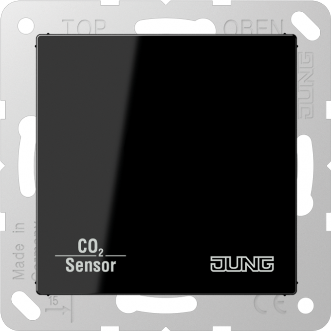 Датчик JUNG KNX/EIB углекислого газа, влажности и комнатной температуры CO2A2178SW
