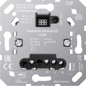 Диммер JUNG универсальный LED клавишный