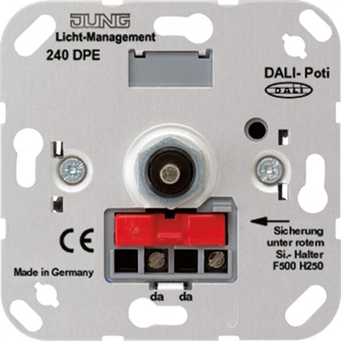 Электронный потенциометр JUNG без блока питания (поворотно-нажимной) 240DPE