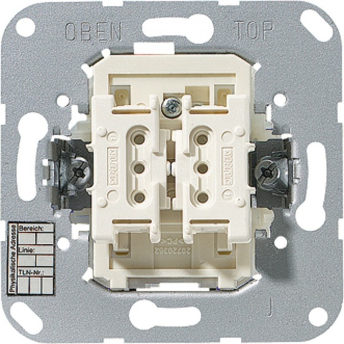 Кнопка JUNG KNX BCU 2 клавиши 4072.01LED