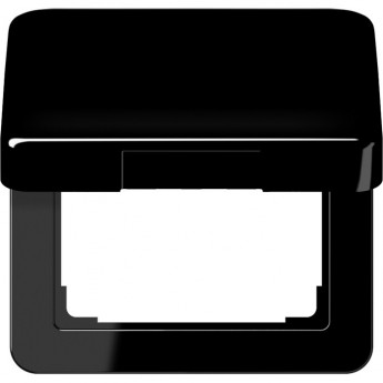 Крышка JUNG CD 500/CD PLUS откидная для розеток и изделий 50х50 (черная)