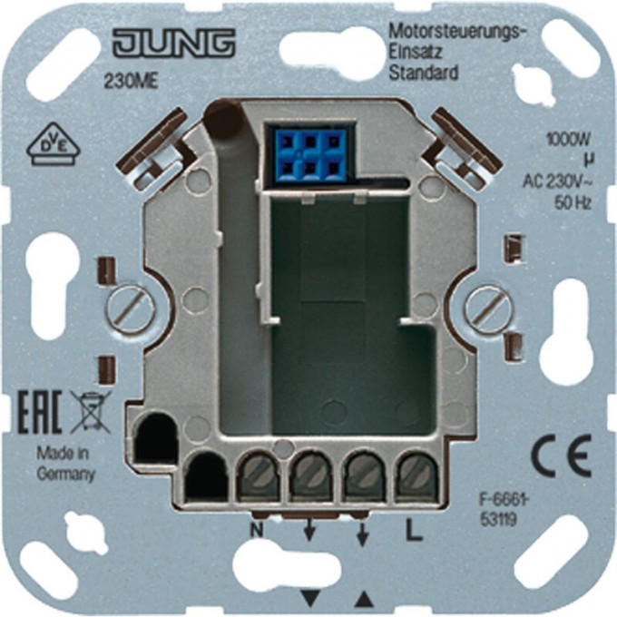 Механизм кнопочного выключателя для жалюзи JUNG стандартный 230ME