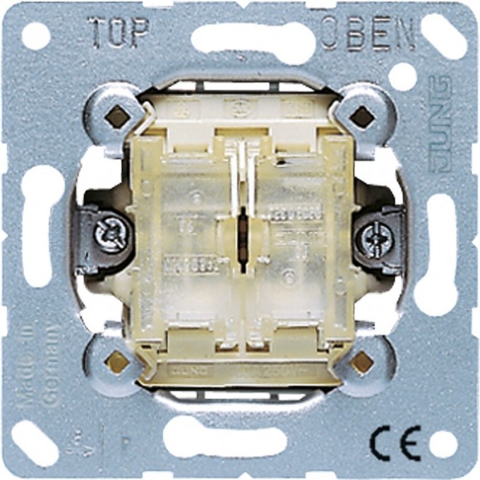 Механизм переключателя 2-клавишного JUNG пружинные зажимы скрытый монтаж 509TU