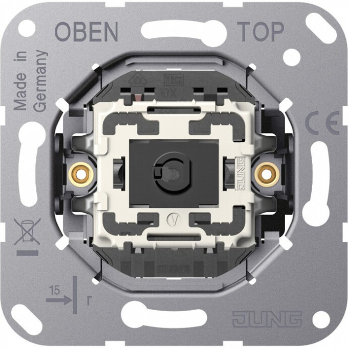 Механизм выключателя JUNG LS1912 тумблерный кнопочный K531EU