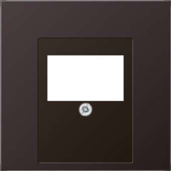 Накладка для ТАЕ и USB розеток JUNG LS METAL из металла (антрацит)
