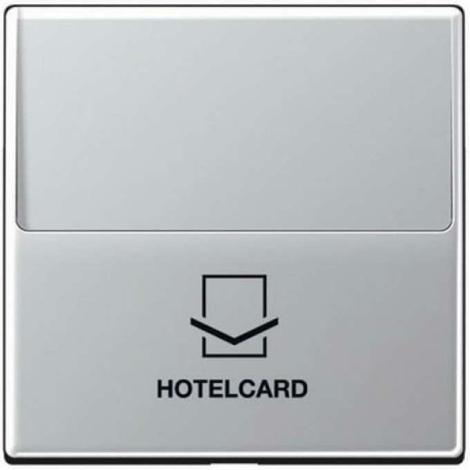 Накладка JUNG А500 на карточный выключатель Hotelcard (алюминий) A590CARDAL