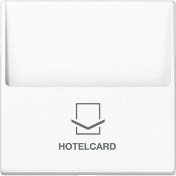 Накладка JUNG А500 на карточный выключатель Hotelcard (белый)