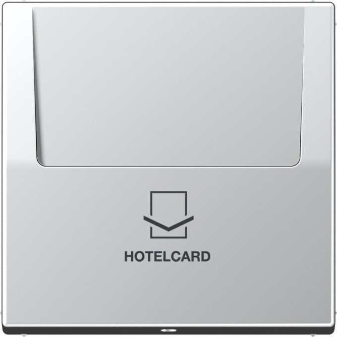 Накладка JUNG LS METAL на карточный выключатель Hotelcard (алюминий) AL2990CARD