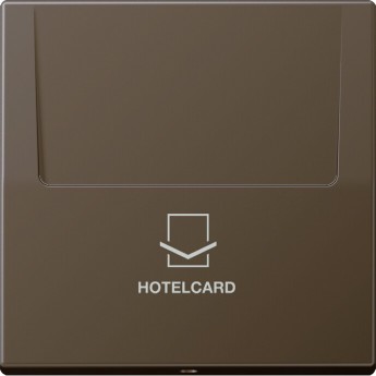 Накладка JUNG LS METAL на карточный выключатель Hotelcard (античная латунь)