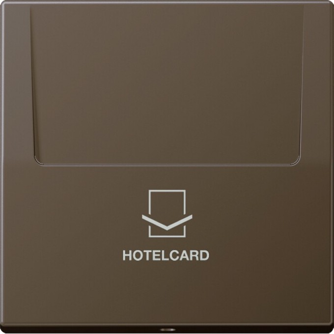 Накладка JUNG LS METAL на карточный выключатель Hotelcard (античная латунь) ME2990CARDAT