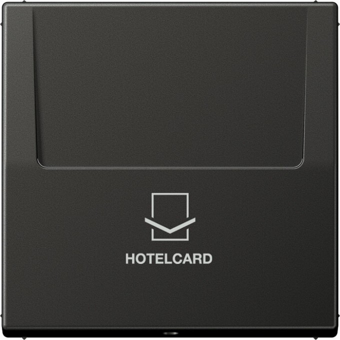 Накладка JUNG LS METAL на карточный выключатель Hotelcard (антрацит) AL2990CARDAN