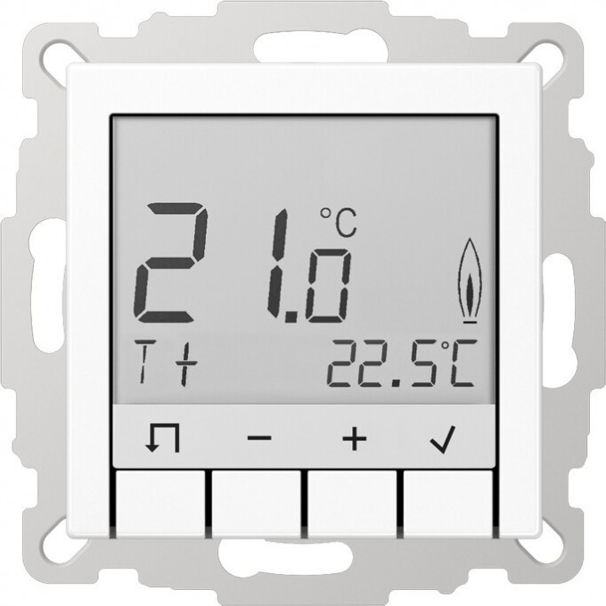 Программируемый термостат JUNG А-серия полярно-белый TRDA231WW