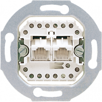 Розетка JUNG ECO PROFI двойная телефонная RJ11/RJ12/RJ45 Cat.3