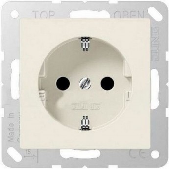 Розетка с крышкой JUNG CD 500 бежевый