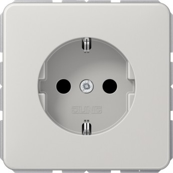 Штепсельная розетка JUNG CD 500 16A 250V с защитой от детей (светло-серая)